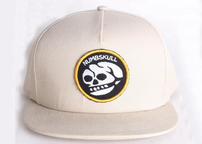 2016 wholesale cotton patch embroidered hip hop street dancing flat cap skull cool tide cap